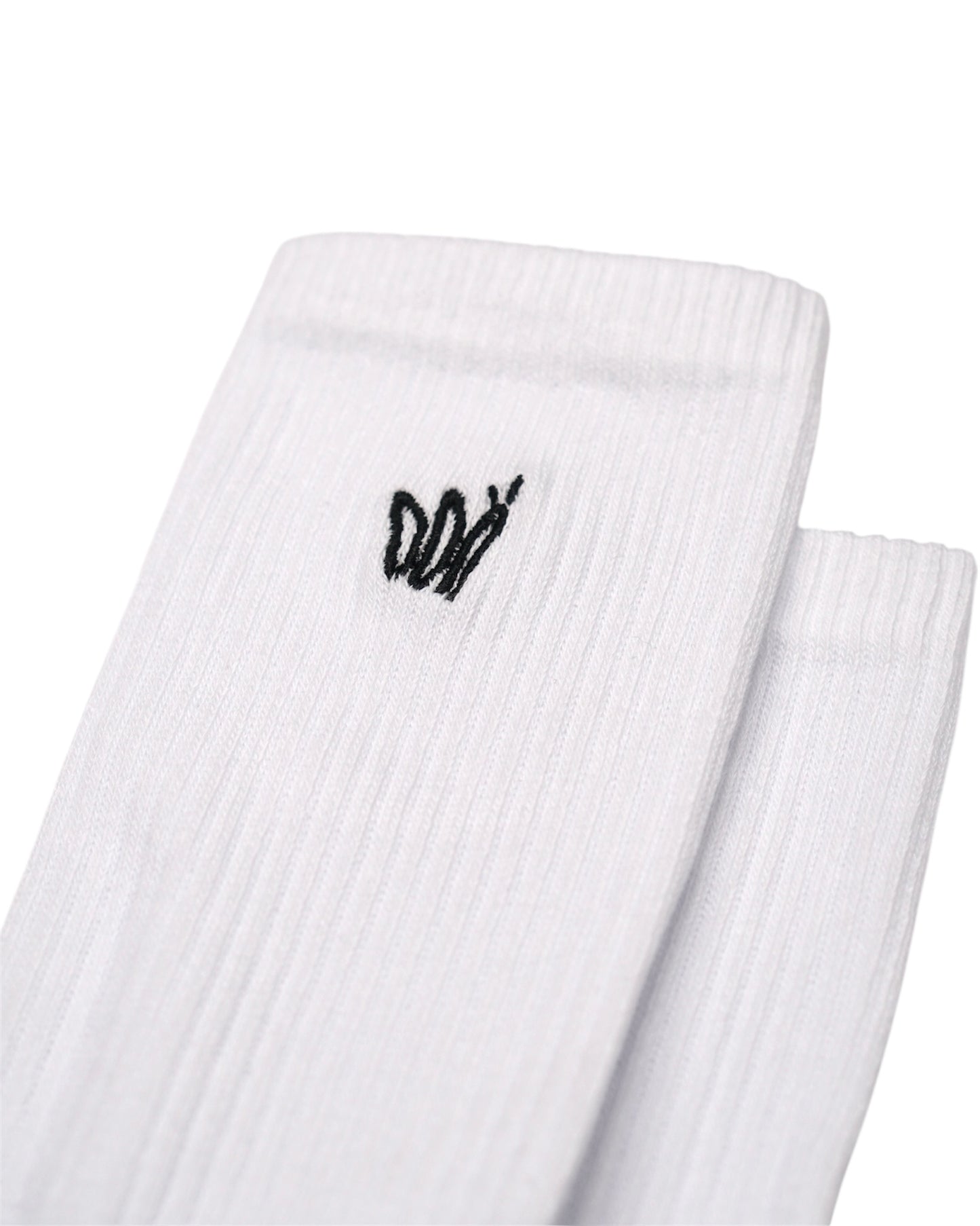 Socks Logo White