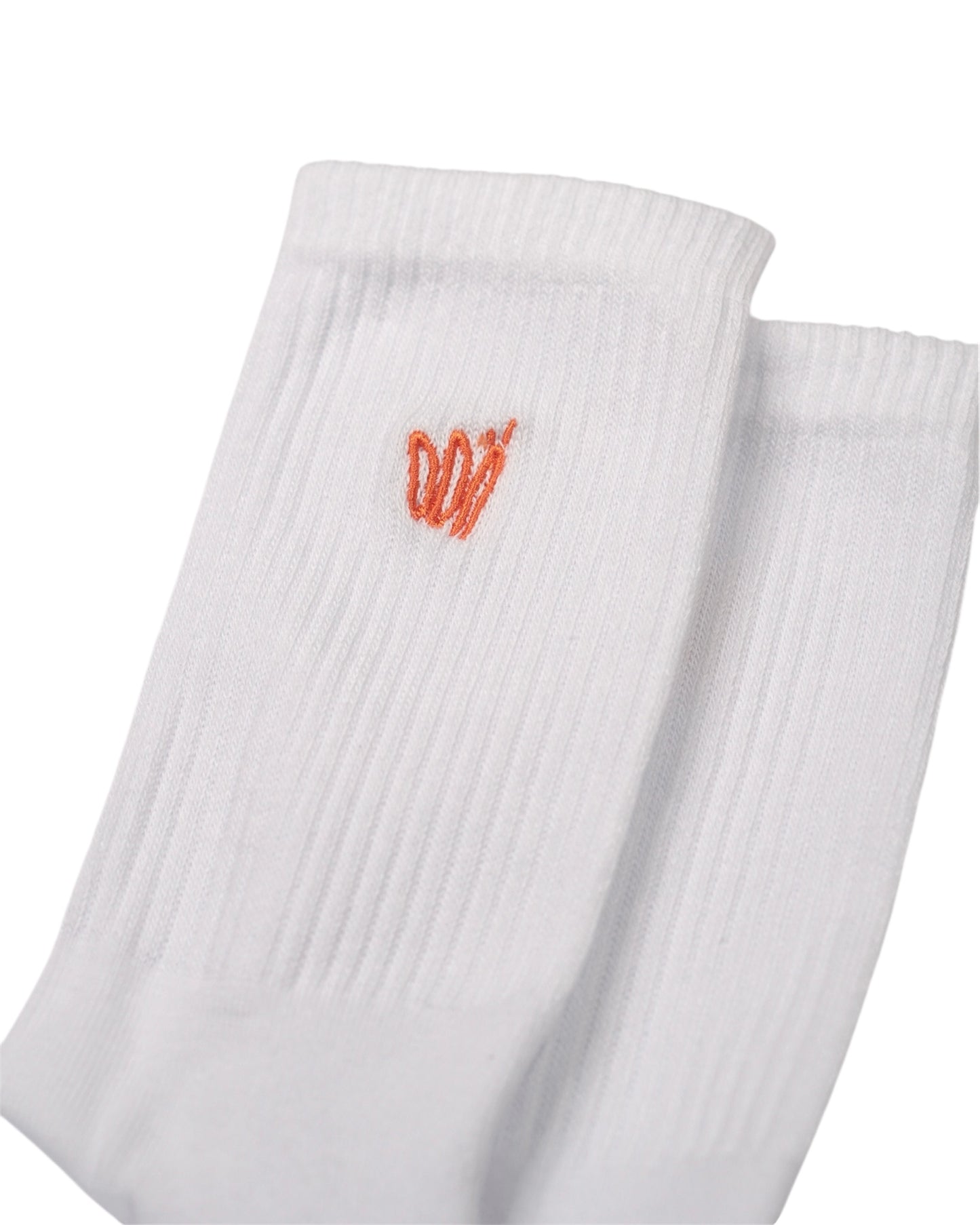 Socks Logo White