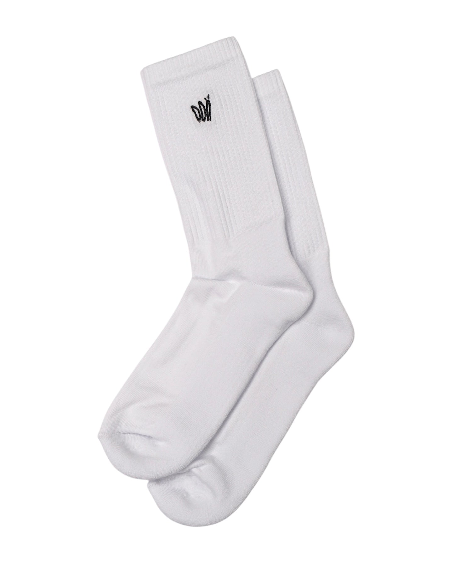 Socks Logo White