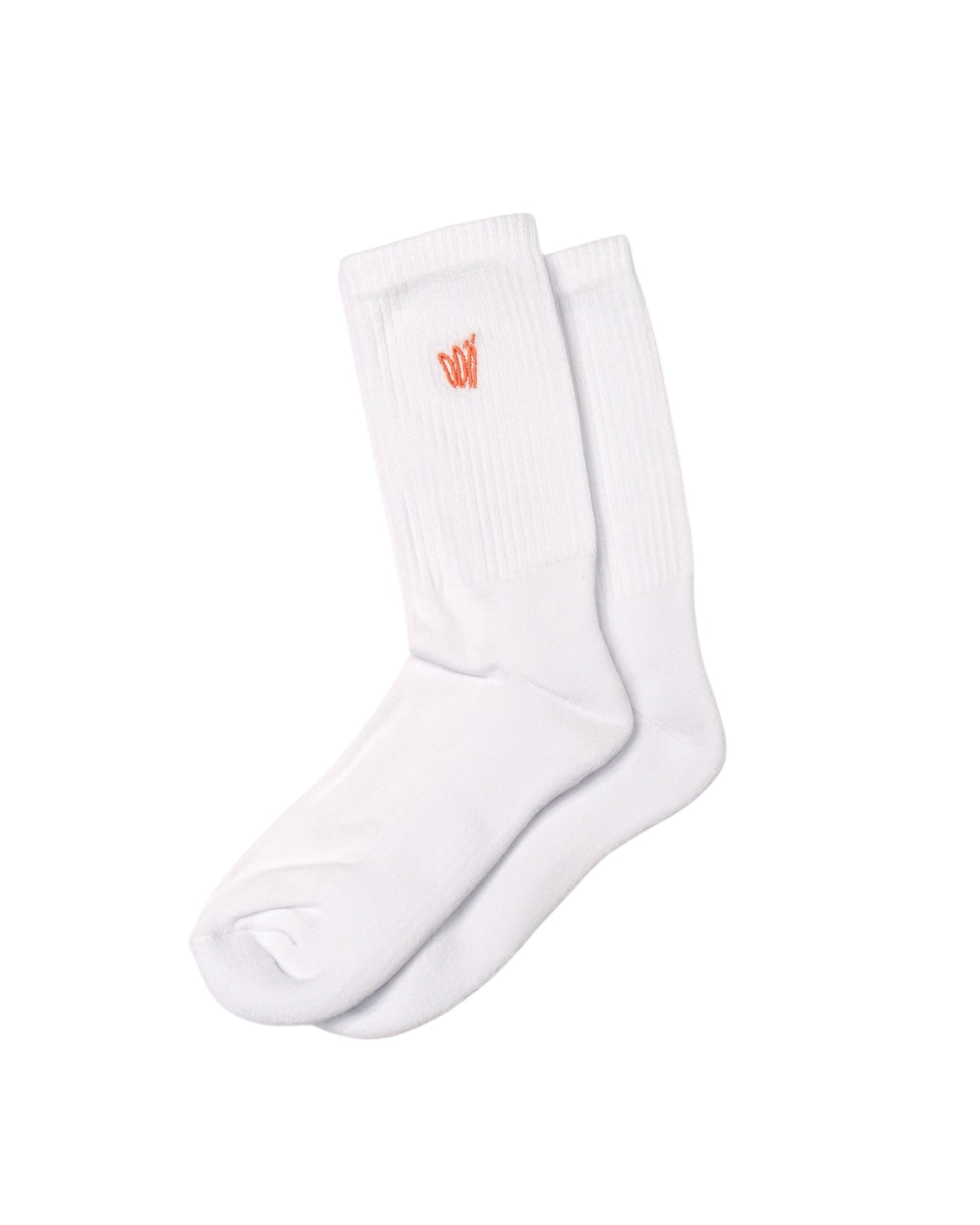 Socks Logo White